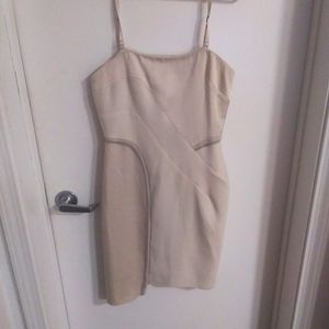 Baby runway mini asymmetric dress